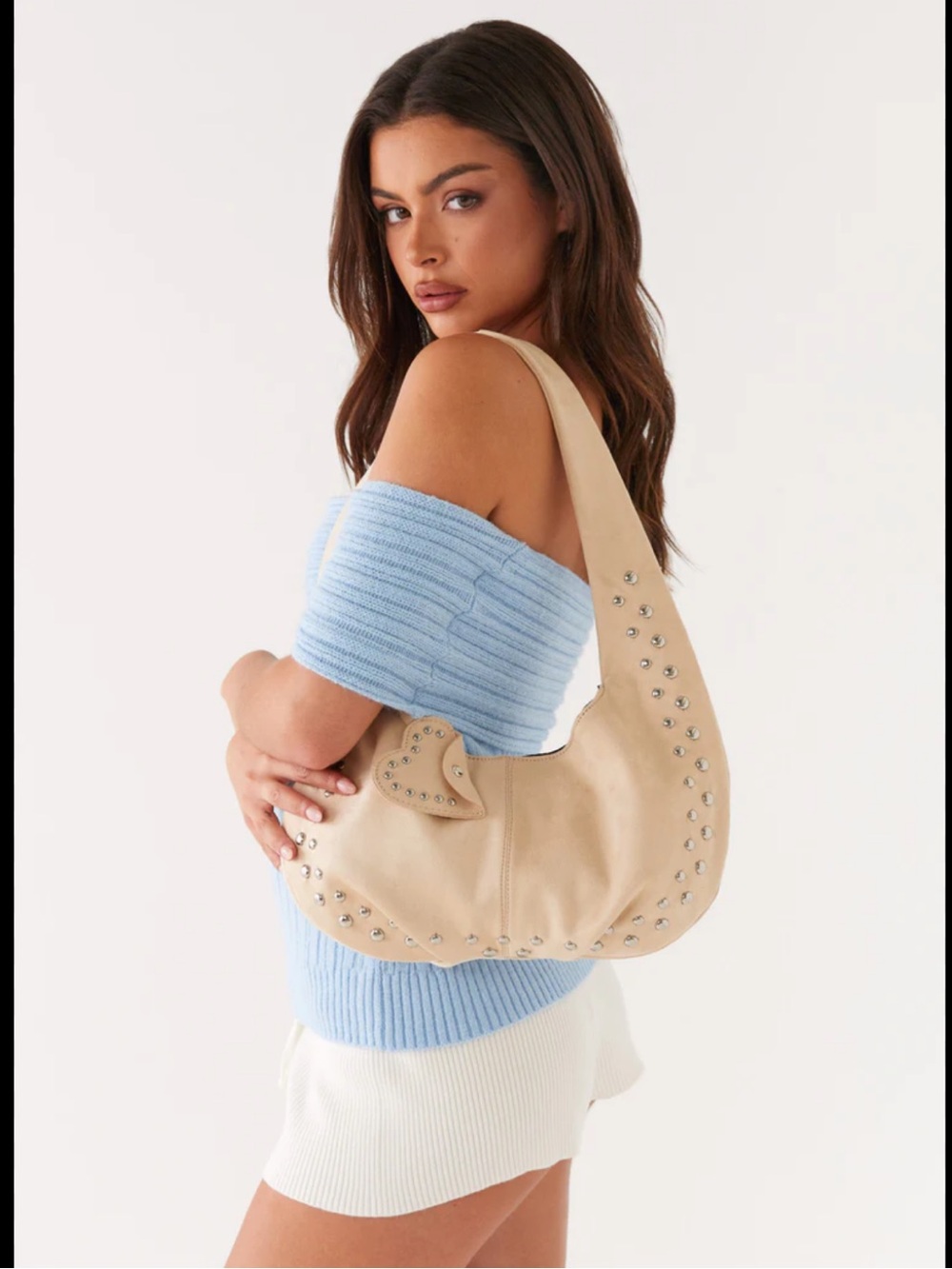Peppermayo Rya Shoulder Bag with Studs